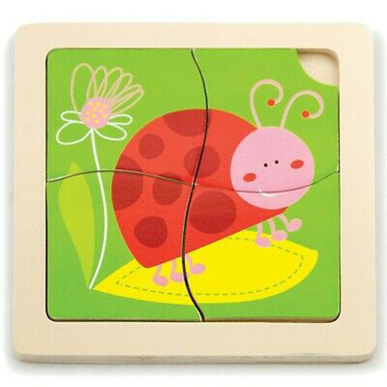 Image de FLAT PUZZLE LADYBIRD