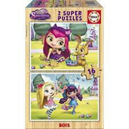Image de PUZZLE BOIS 2*16 MINI SORCOERES 17228