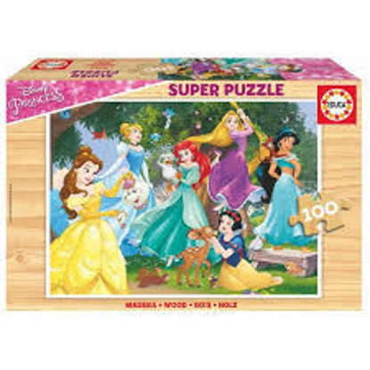 Image de PUZZLE BOIS 100PCS PRINCESSE 17628