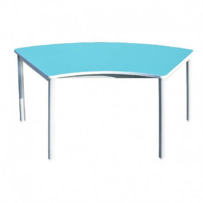 Image de TABLE MATERNELLE EN ARC L:120;P:60;H:52cm