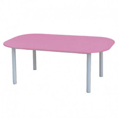 Image de Table maternelle ovale top pvc 150*95*65cm