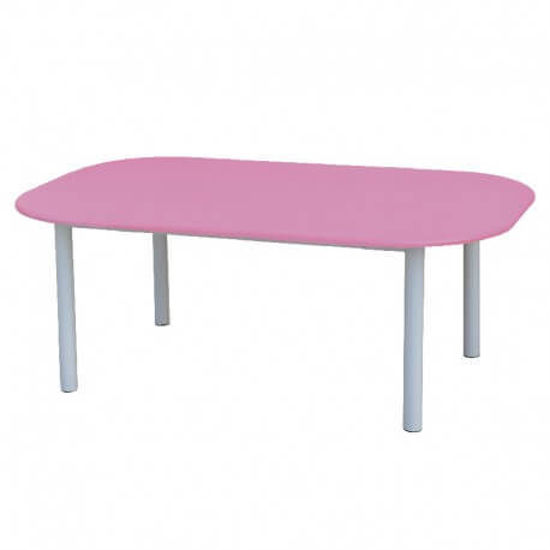 Image de Table maternelle ovale top pvc 150*95*65cm