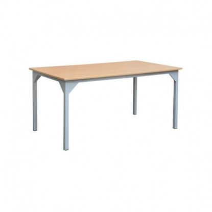 Image de TABLE REFECTOIRE STRUCTURE EN TUBE CARRE 120X80X75 cm