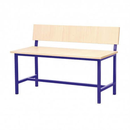 Image de BANQUETTE TABLE ECOLIER BIPLACE 100X40X70