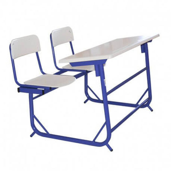 Image de TABLE EDUCATION BIPLACE A 2 POSITIONS TOUT WERZALITE 110X45CM