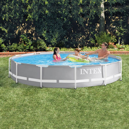 Image de Piscine tubulaire circulaire intex (diam 3,66x0,76m) avec épurateur 220V à cartouche A