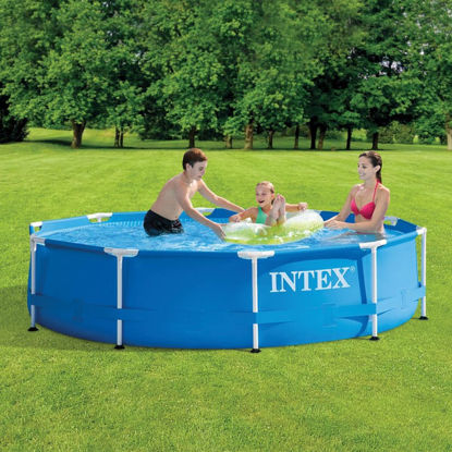 Image de Piscine tubulaire circulaire intex (diam 3,05x0,76m) avec épurateur 220V à cartouche H