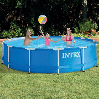 Image de Piscine tubulaire circulaire intex (diam 3,66x0,76m) avec épurateur 220V à cartouche A