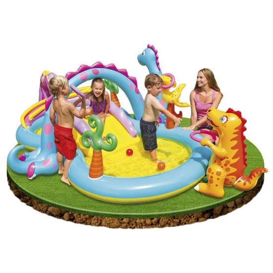 Image de Air de jeux gonflable avec piscine