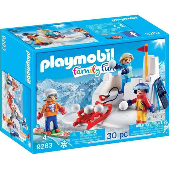 Image de Playmobil Enfants avec boules des neiges