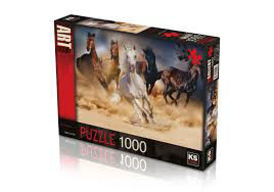Image de Puzzle 1000 pc wild horses
