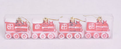 Image de Boite de 4 pièces décoration suspendu noël