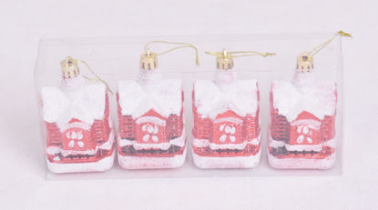 Image de Boite de 4 pièces décoration suspendues noël