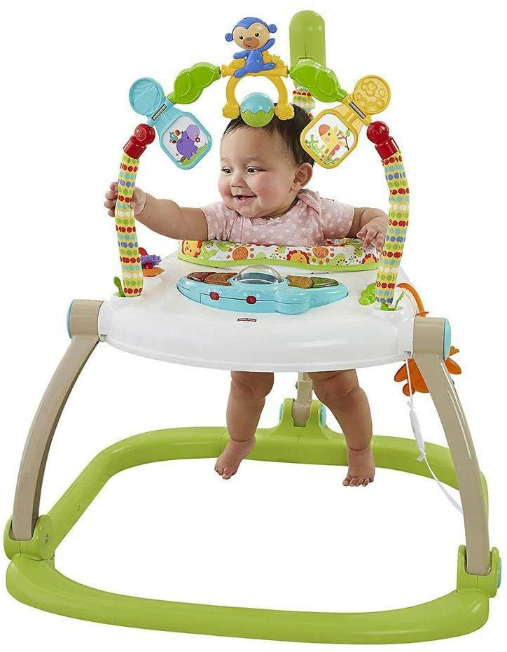 Trotteur Aire d'Eveil Jumperoo Jungle - Sons et Lumieres - FISHER-PRICE au  meilleur prix