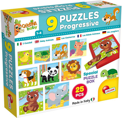 Image de Lisciani Carotina Baby puzzle  Progressif Animaux 58433