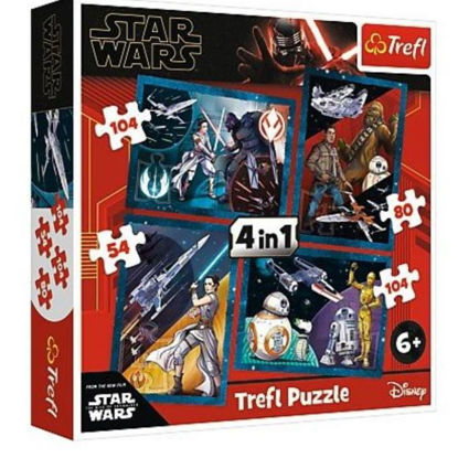 Image de Trefl Puzzle 4 en 1 Star Wars 34326