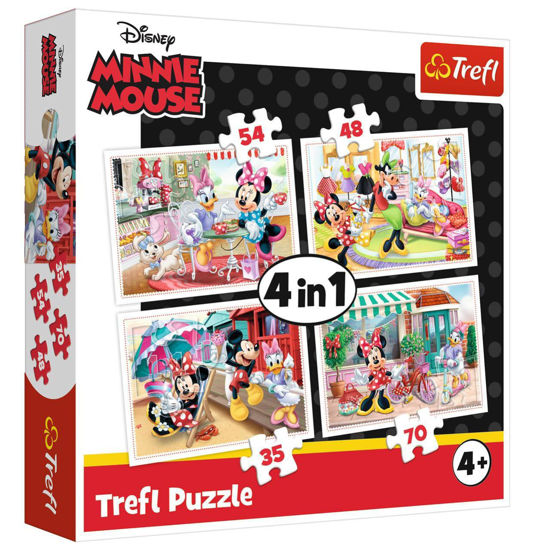 Image de trefl Puzzle 4 en 1Minnie&Mickey Mouse34315