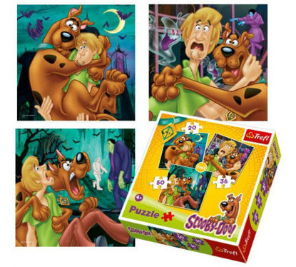 Image de Trefl Puzzle 3 en 1Scooby Doo 34145