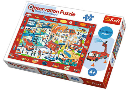 Image de TREFL Puzzle observation les pompiers 15537