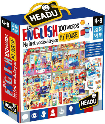 Image de Headu Easy English 100 Words My House Jeux éducatifs IT23158