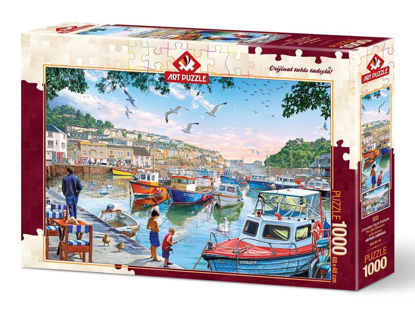 Image de Art Puzzle The Little Fishermen at the Harbour 1000 pièces 4231
