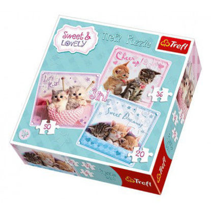 Image de PUZZLE 3EN1 SWEET AND LOVELY 34809