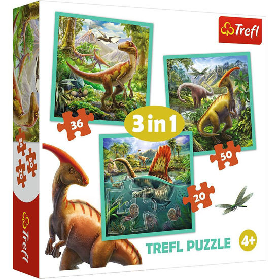 Image de PUZZLE 3EN1 DINOSAURES 34837