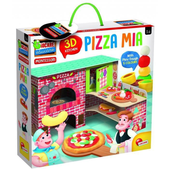 Magasin de jouets en ligne - Livraison sur toute la Tunisie -  ABRACADABRA-Achetez Montessori Pizza 3D+pâte à modeler 76833 chez  ABRACADABRA à 125,000 DT