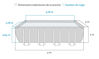 Image de INTEX Kit piscine Prism Frame rectangulaire 4.00 x 2.00 x 1.00