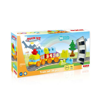 Image de COFFRET LEGO AVEC TRAIN 36PCS