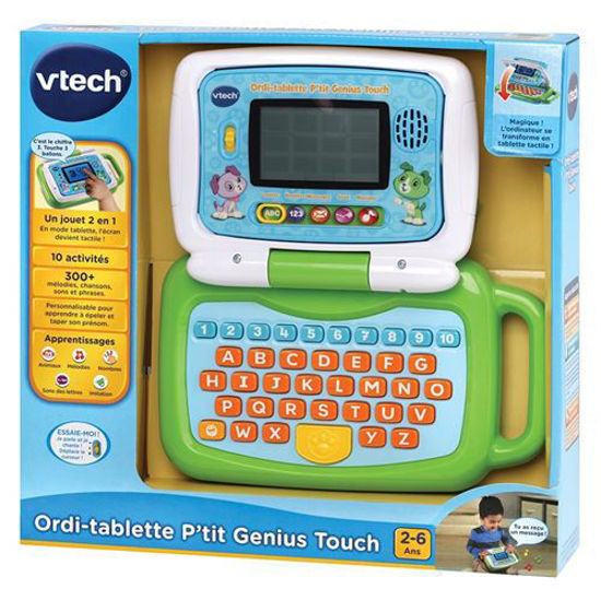 Image de ORDI-TABLETTE PETIT GENIUS TOUCH VERT