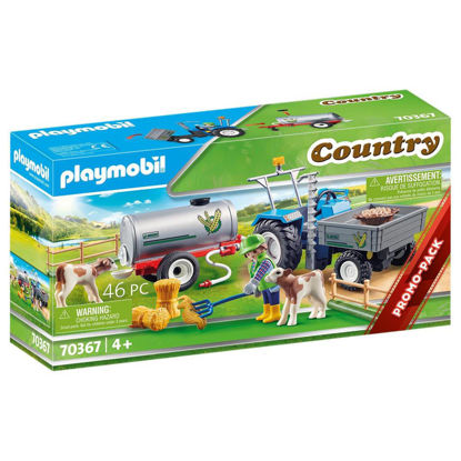 Image de AGRICULTEURE AVEC FAUCHEUSE ET CITERNE