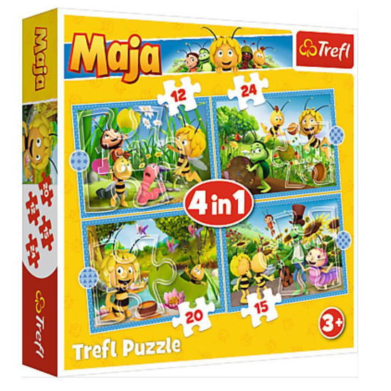 Image de PUZZLE 4EN1 MAYA THE BEE 34356