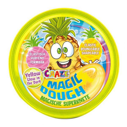 Image de CRAZE MAGIC DOUGH ANANAS 80 GR (PRÉSENTOIRE DE 6 PCS) 12857