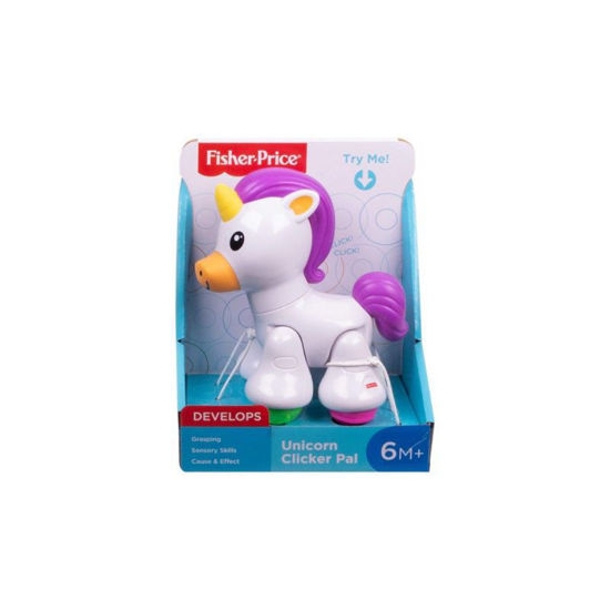 Image de Fisher Price Unicorn Clicker Pal Press And Go FYL45