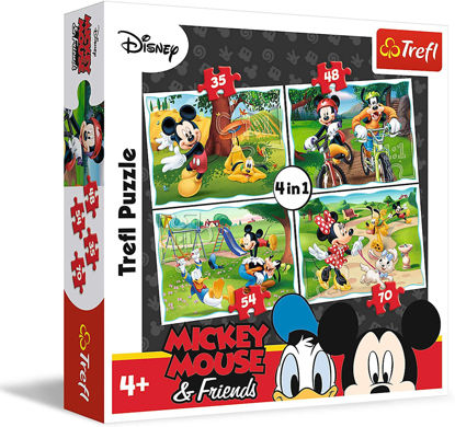 Image de PUZZLES 4IN1 MICKEY MOUSE 34604