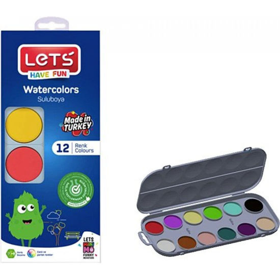 Image de LETS PALETTES DE 12 COULEURS L-10414