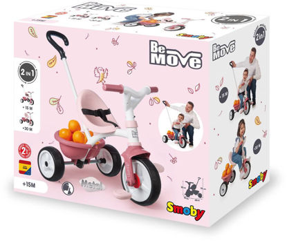 TRICYCLE BEBE 1- 3 ans AVEC Petit gourde arrière-Rose