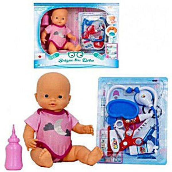 Image de POUPEE BEBE MOUILLEUR LIVRE+ACCESS DOCTEUR 280