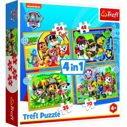 Image de PUZZLES 4IN1 HOLIDAY PAW PATROL 34395