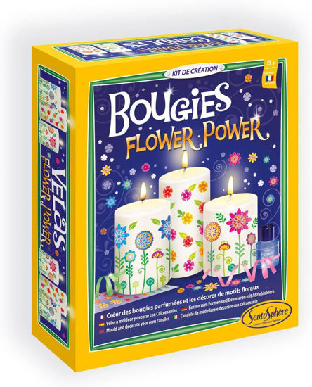Image de BOUGIES FLOWER POWER
