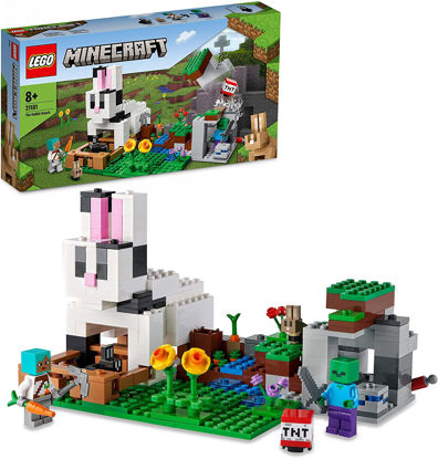 LEGO Minecraft La grange rouge 21187 Ensemble de construction (799 pièces)  
