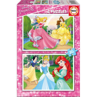 Image de PUZZLE 2*20 PRINCESSE 16846