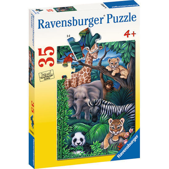 Image de PUZZLE 35PCS ANIMAUX DE LA JUNGLE 08601