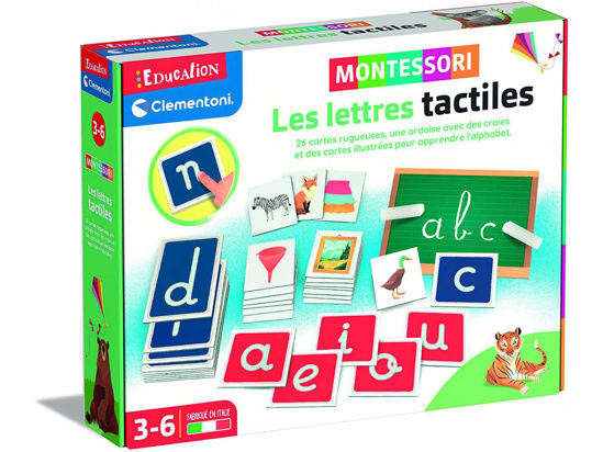 Image de MONTESSORI LES LETTRES TACTILES