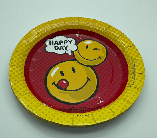 Image de ASSIETTES ANNIVERSAIRE SMILEY