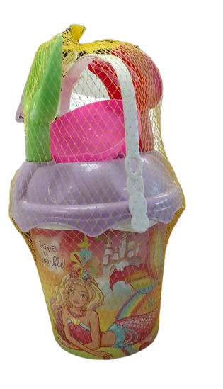 Image de Seau de Plage Barbie Sirène 23 cm