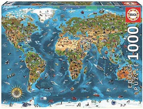 Image de Educa Merveilles du Monde World Miracle Jigsaw Puzzle 1000 Pieces R19022