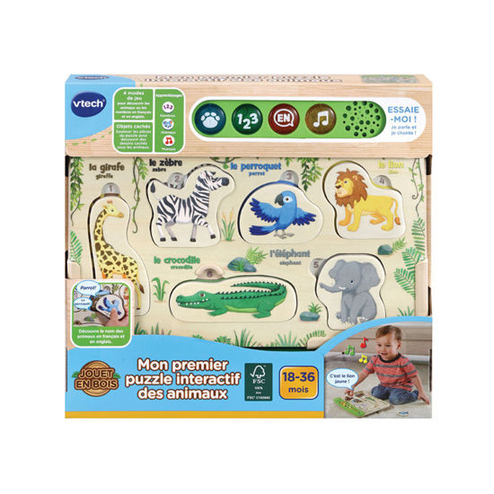 Image de MON PREMIER PUZZLE INTERACTIF DES ANIMAUX
