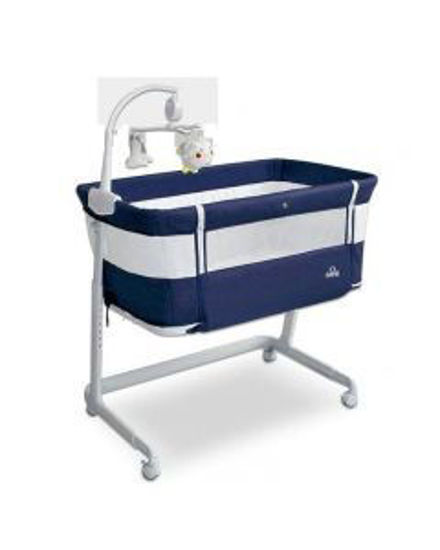 Image de BERCEAU LIT COTE MAMAN BLEU